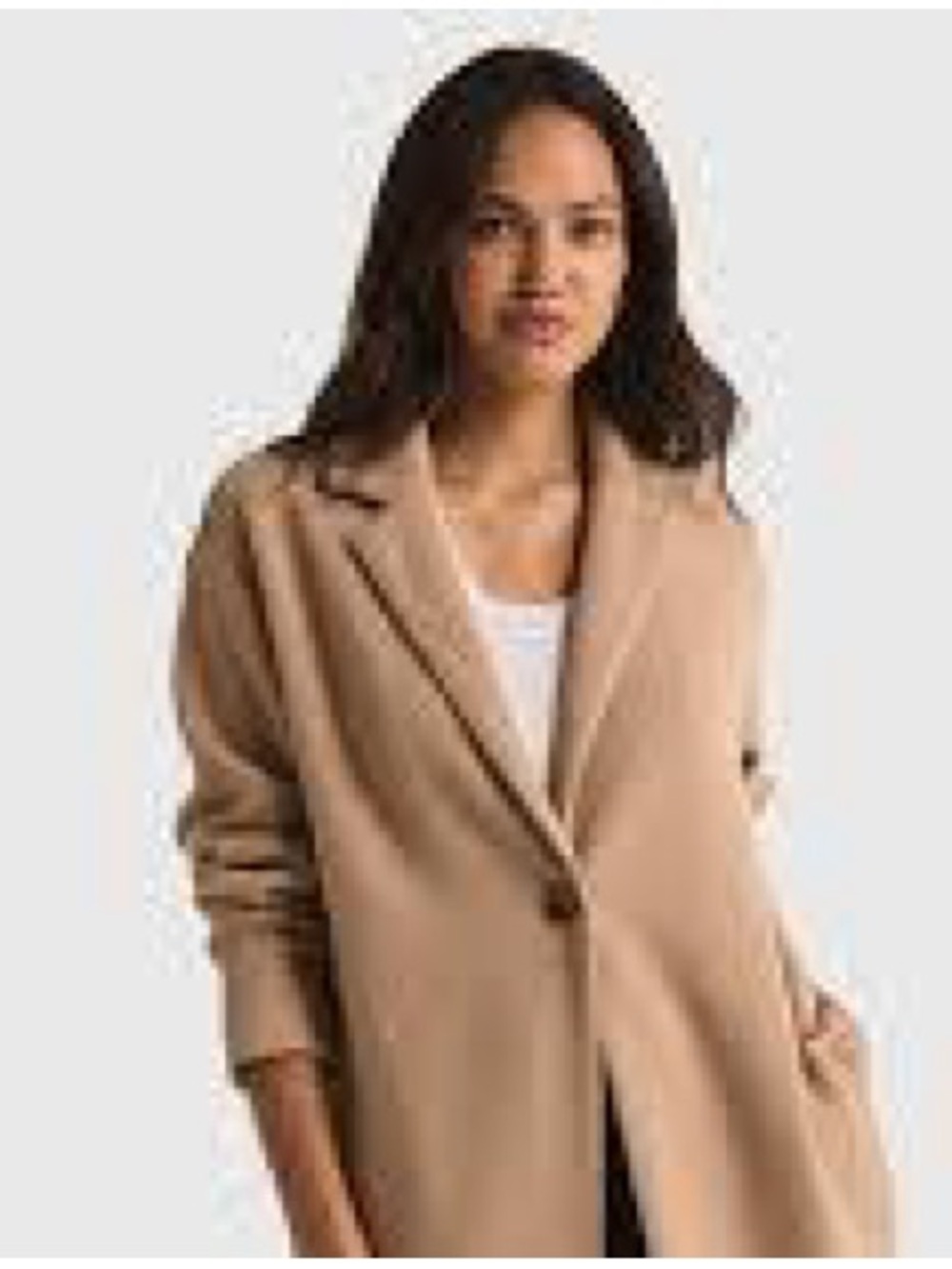 Z Supply Camel Single-Button Trench Coat